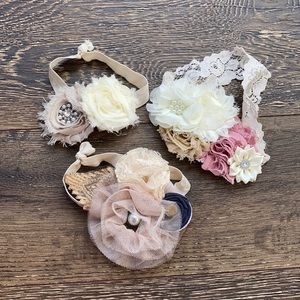 Beautiful newborn/baby headbands